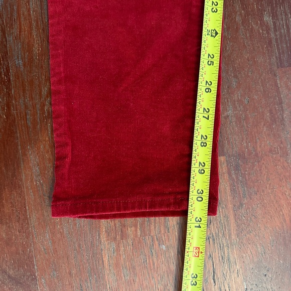 Kut Diana skinny, stretch corduroy in deep red; excellent condition! - Picture 4 of 6